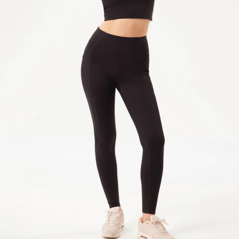 Black Compressive Pocket Legging, size XL, 7/8 length